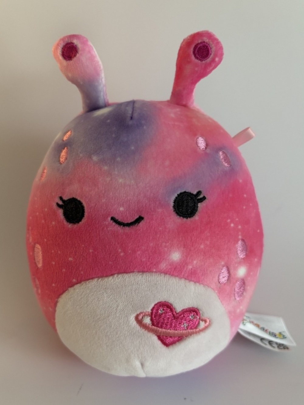 Squishmallows Original Loraly Alien Plush Toy 5" Pink Purple Galaxy Tie Dye